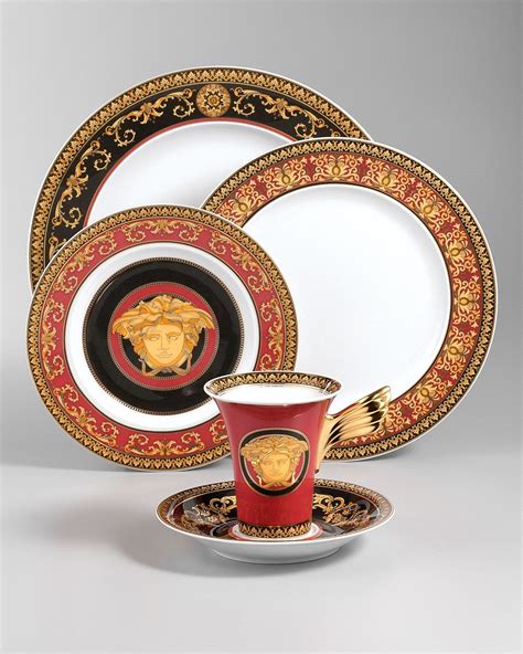 versace teller set|Versace italian tableware price.